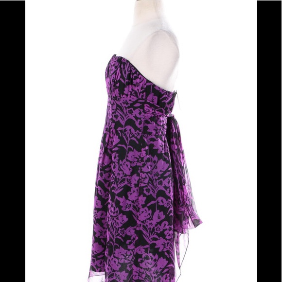 Nanette Lepore 100% silk strapless dress, size 6 - Picture 2 of 7